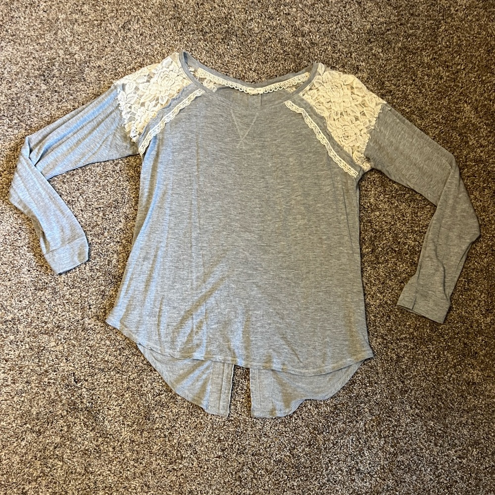 Mason & Belle Lace Long Sleeve shirt